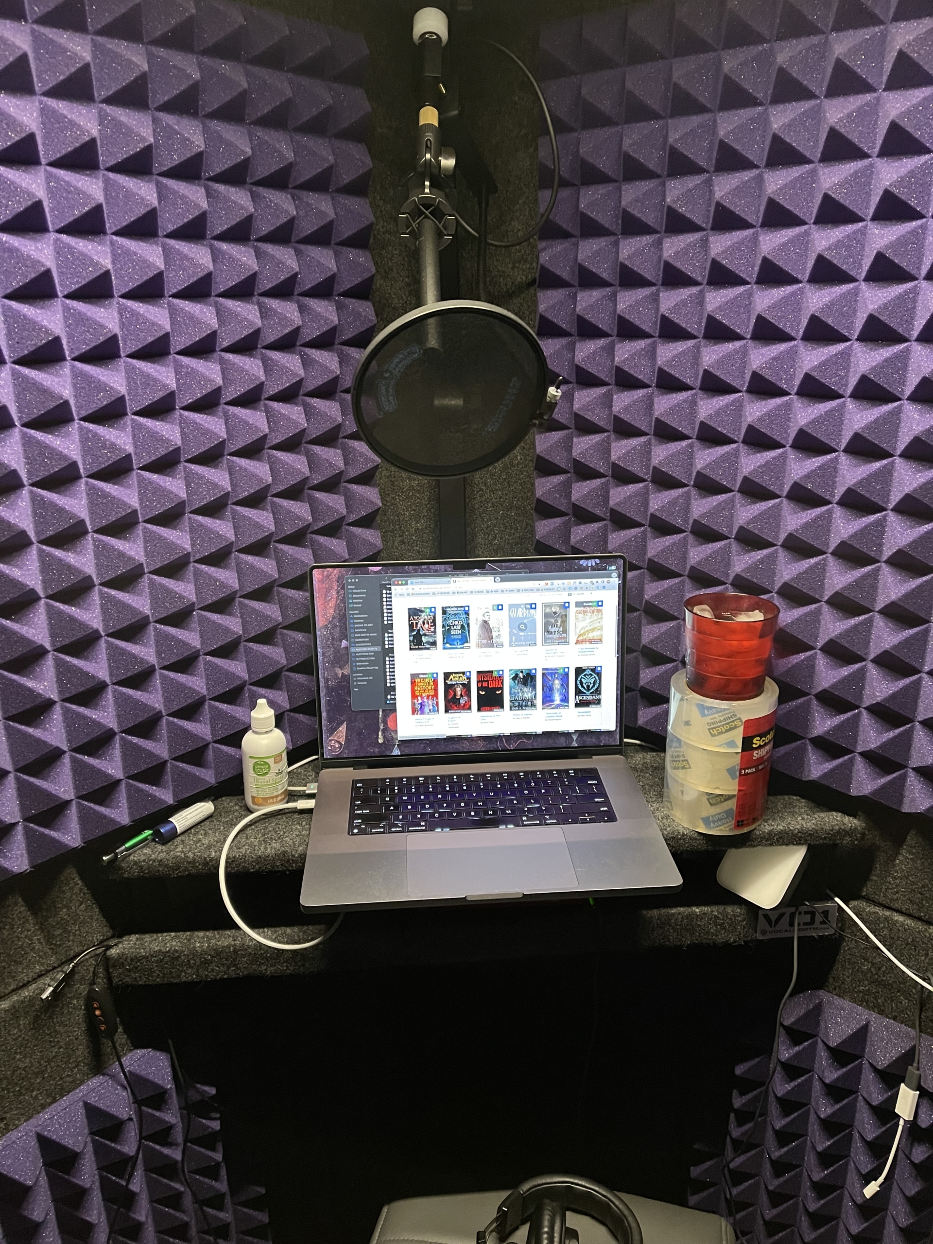 Mark Jason Royse, home studio, audiobook narrator, voice actor