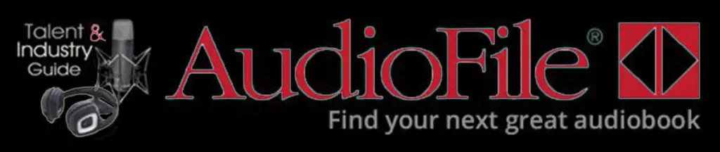 AudioFile Magazine logo, audiobook narrator